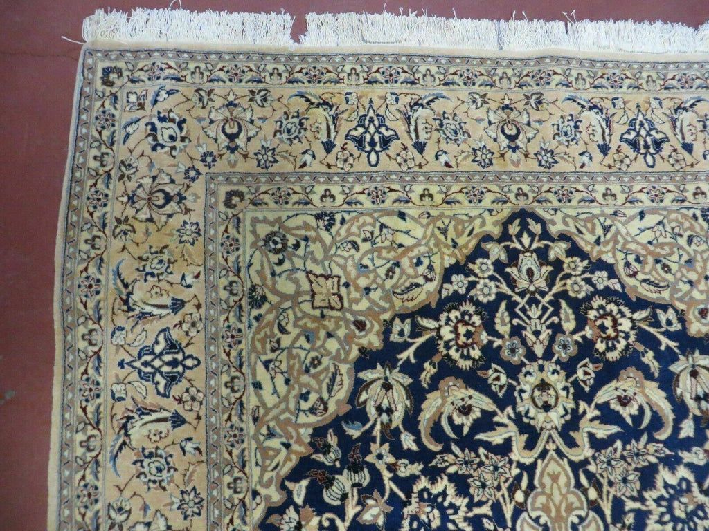 4' X 6' Handmade Ultra Fine India Floral Oriental Wool Silk Rug Hand Knotted