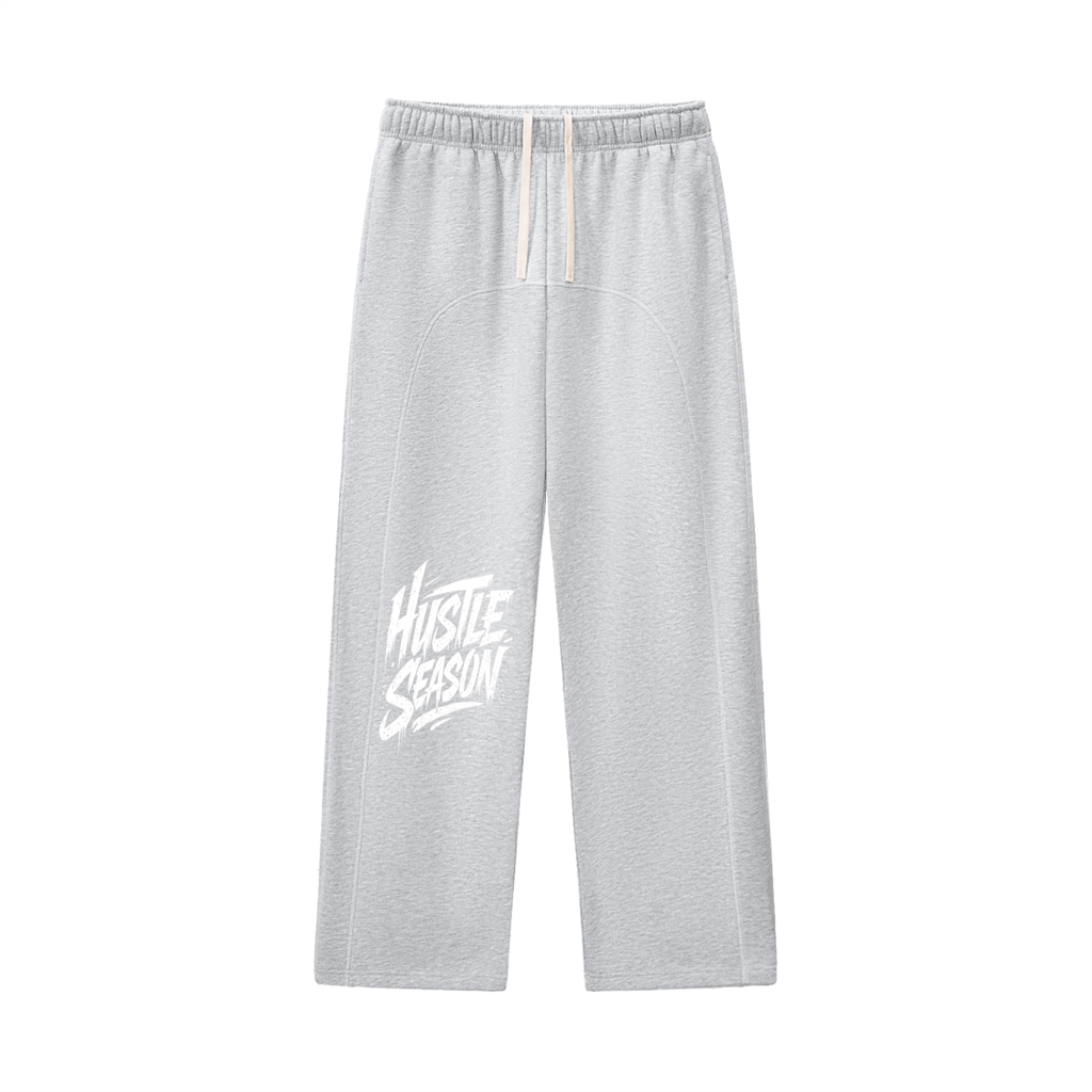 HUSTLE SEASON Contrast-Stitched Fleece Sweatpants