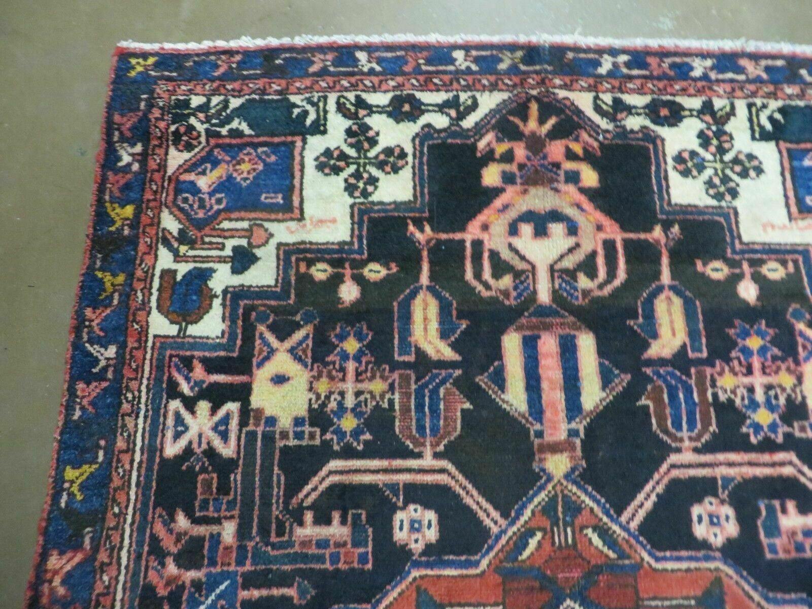 4' X 7' Antique 1920 Handmade Turkish Anatolian Wool Rug Veg Dye Nice