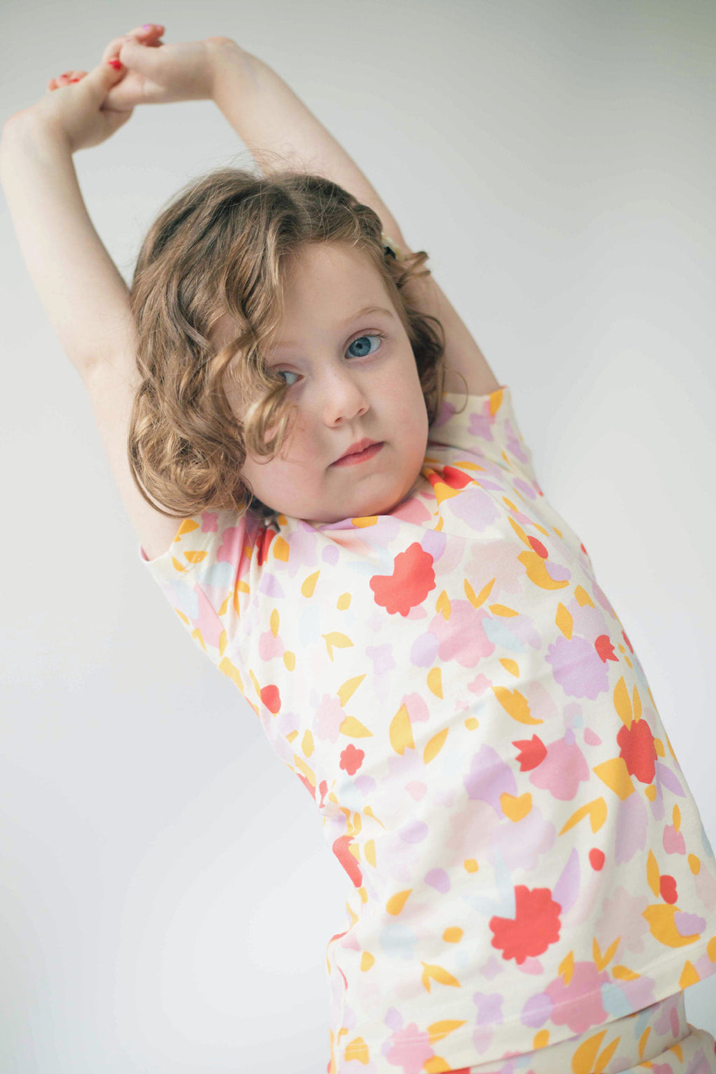 T-Shirt Set in Abstract Floral