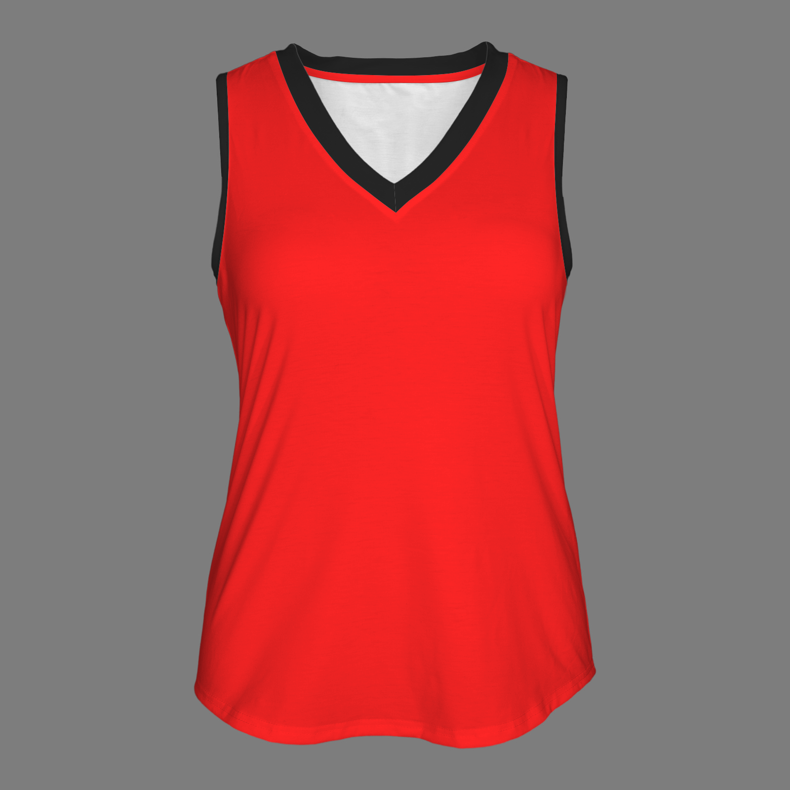 NEW!!! "THAT PART" branded (black rear) V-Neck Sleeveless Tank Top (Made to Order No Stock)