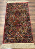 Karastan Rug 3x5 Multicolor Panel Kirman #717, Original 700 Series, Wool Pile, Discontinued