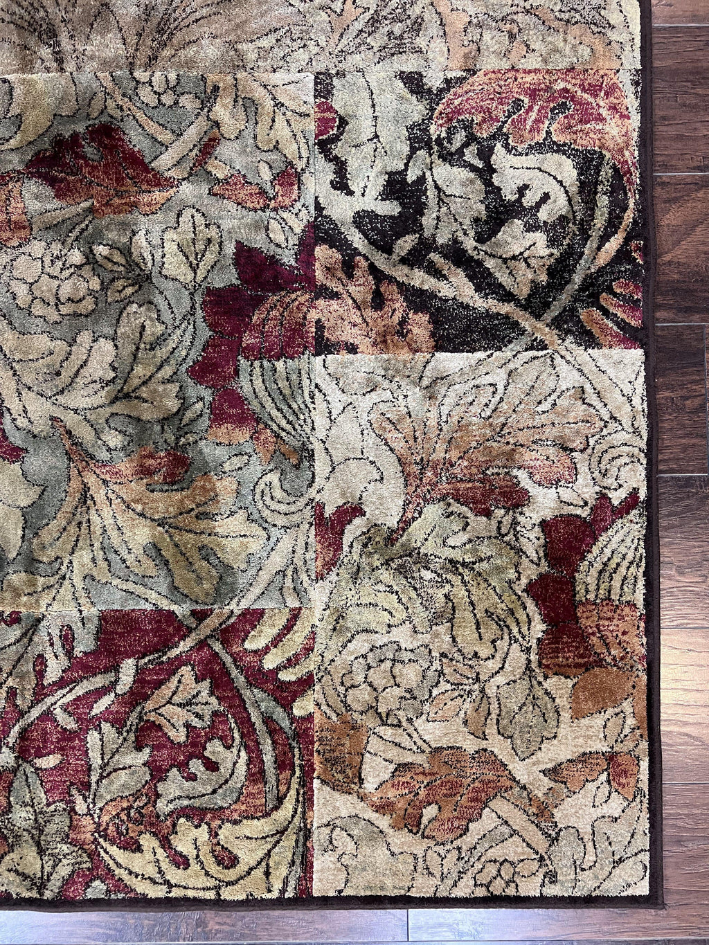 Modern Abstract Area Rug 5x7, Floral Design, Contemporary Carpet 5 x 7, Multicolor