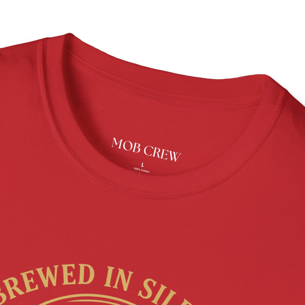 Mob Crew Brewed in Silence Served with Respect Vintage T-Shirt