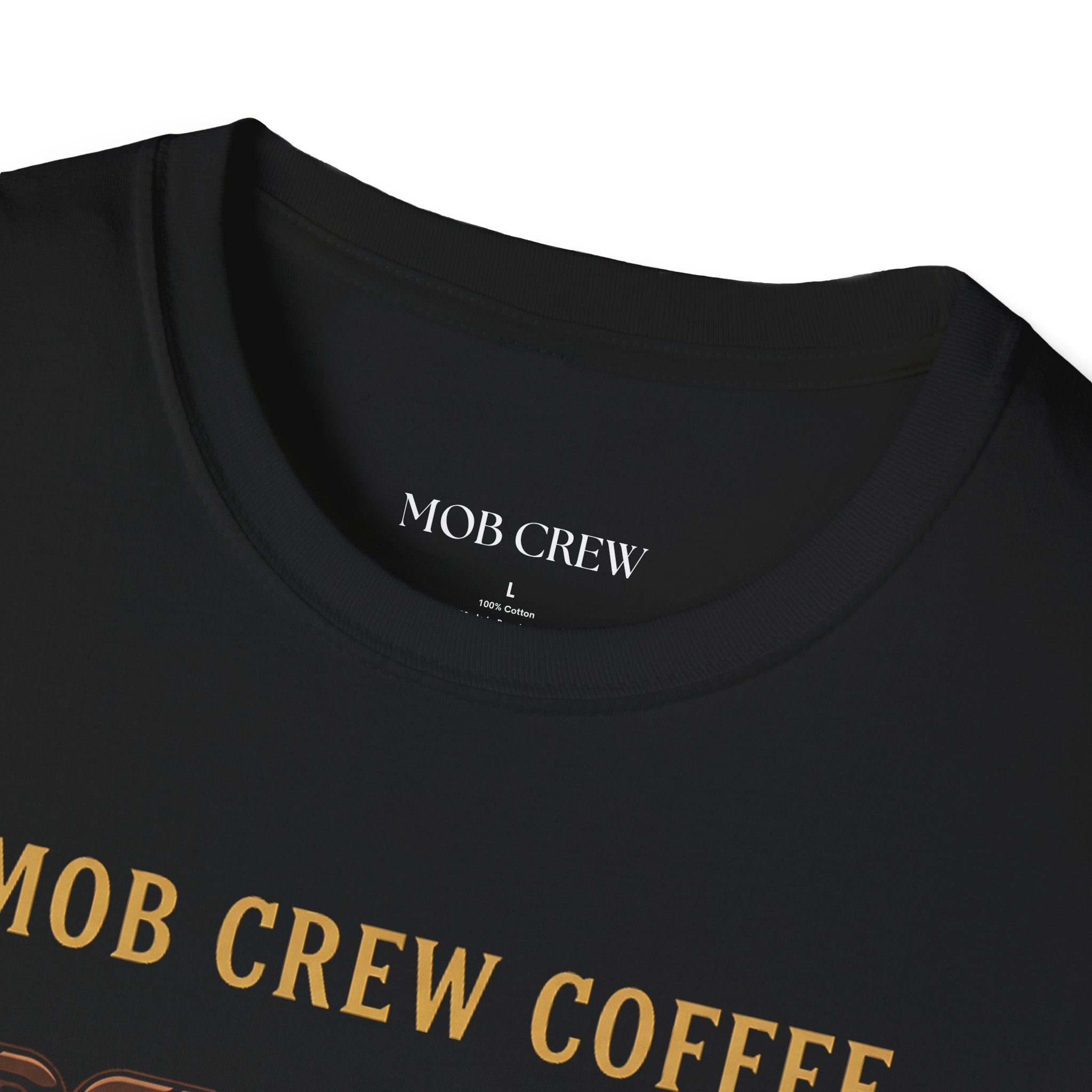 Mob Crew No Weak Coffee No Weak Links T-Shirt Vintage Chain Logo Tee
