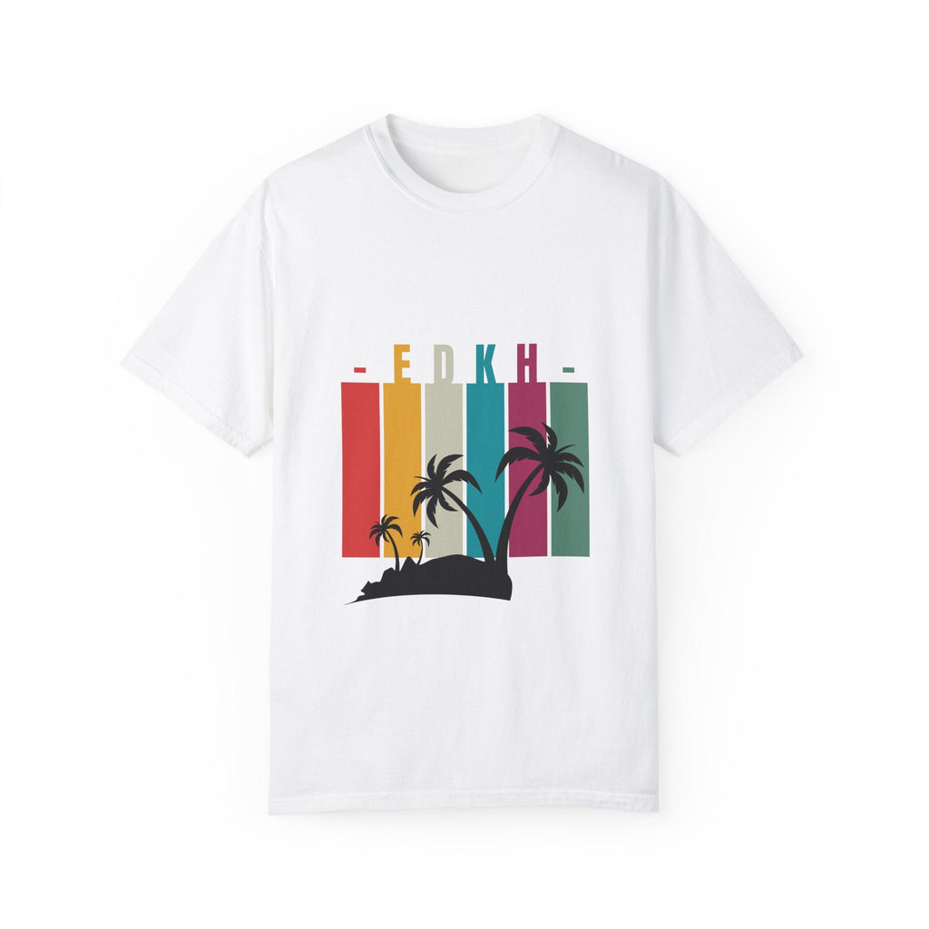 EDKH Unisex Garment-Dyed T-Shirt | Retro Summer Style