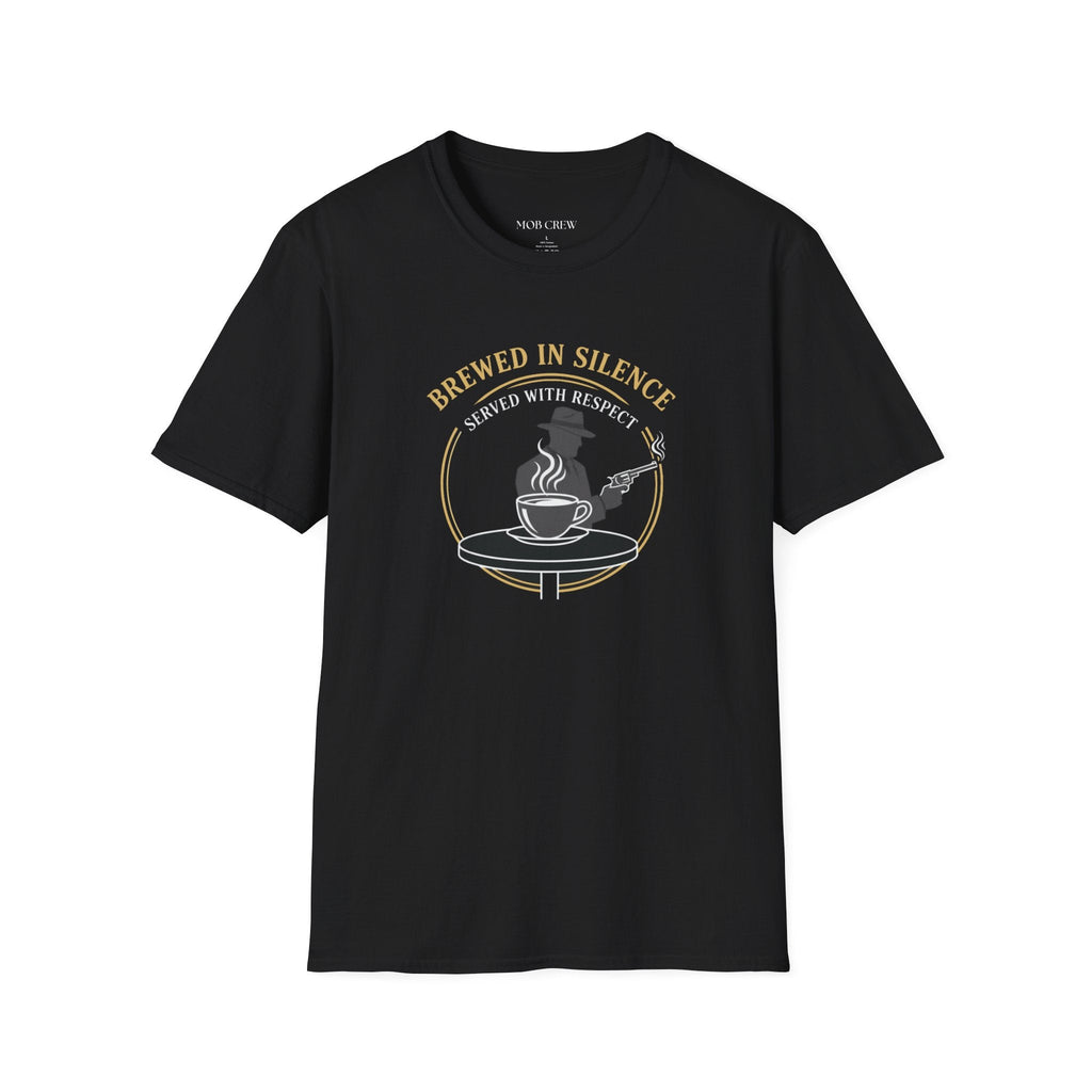 Mob Crew Brewed in Silence Served with Respect Vintage T-Shirt