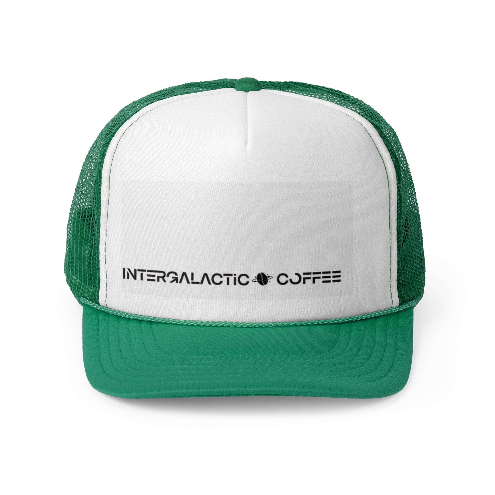 Intergalactic Coffee Trucker Caps