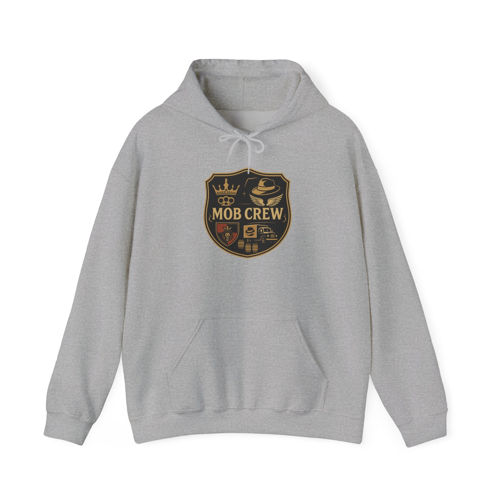 Mob Crew Hoodie – Vintage Pullover for Family Comfort