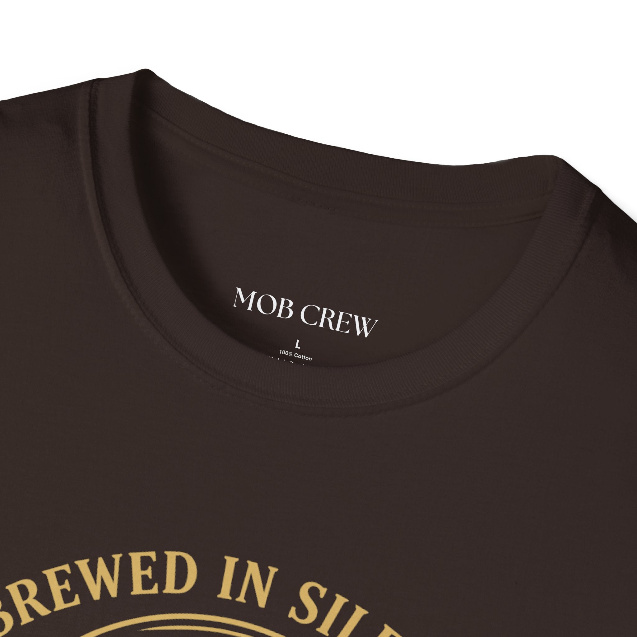 Mob Crew Brewed in Silence Served with Respect Vintage T-Shirt