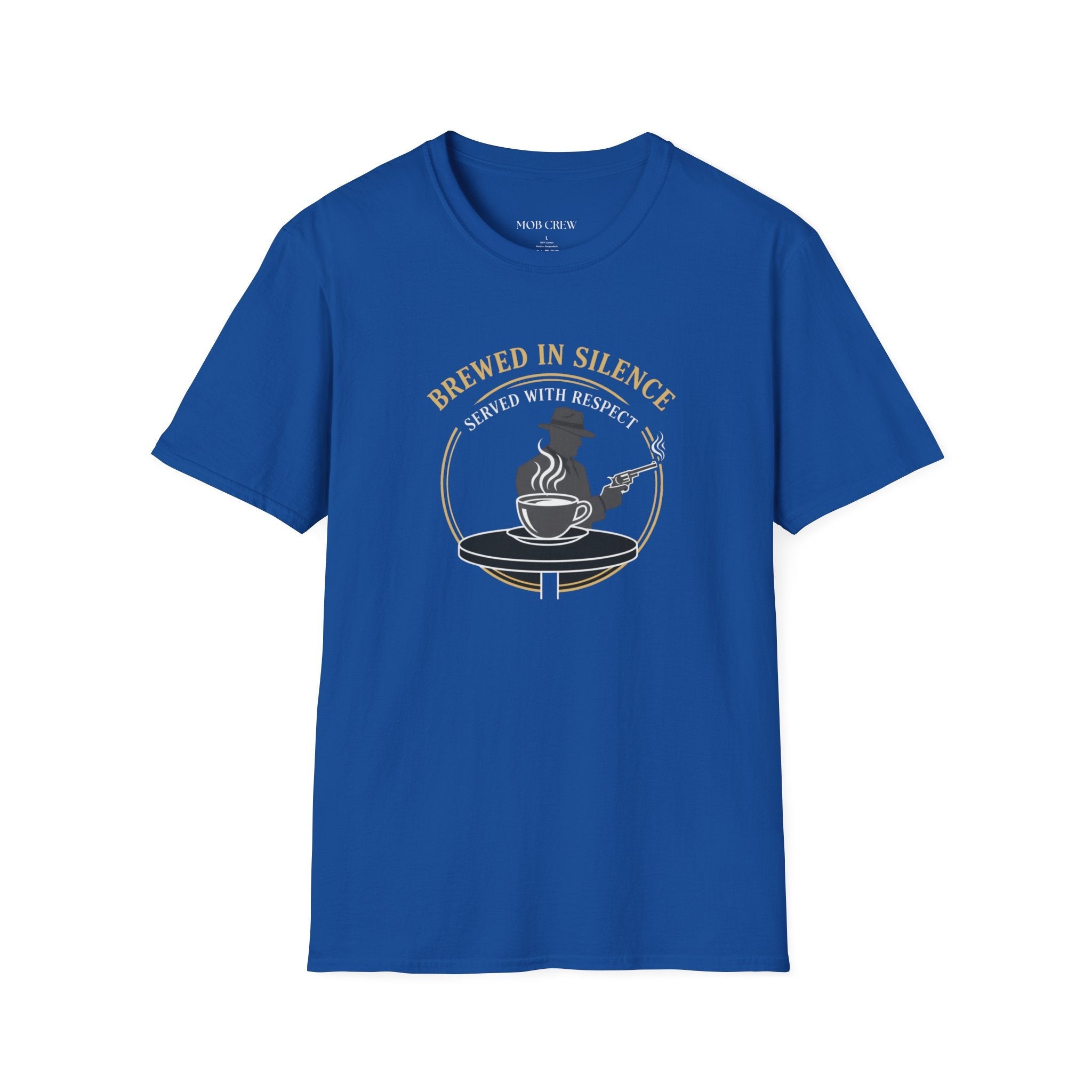 Mob Crew Brewed in Silence Served with Respect Vintage T-Shirt