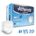 Attends Underwear Youth/Small 20Ct
