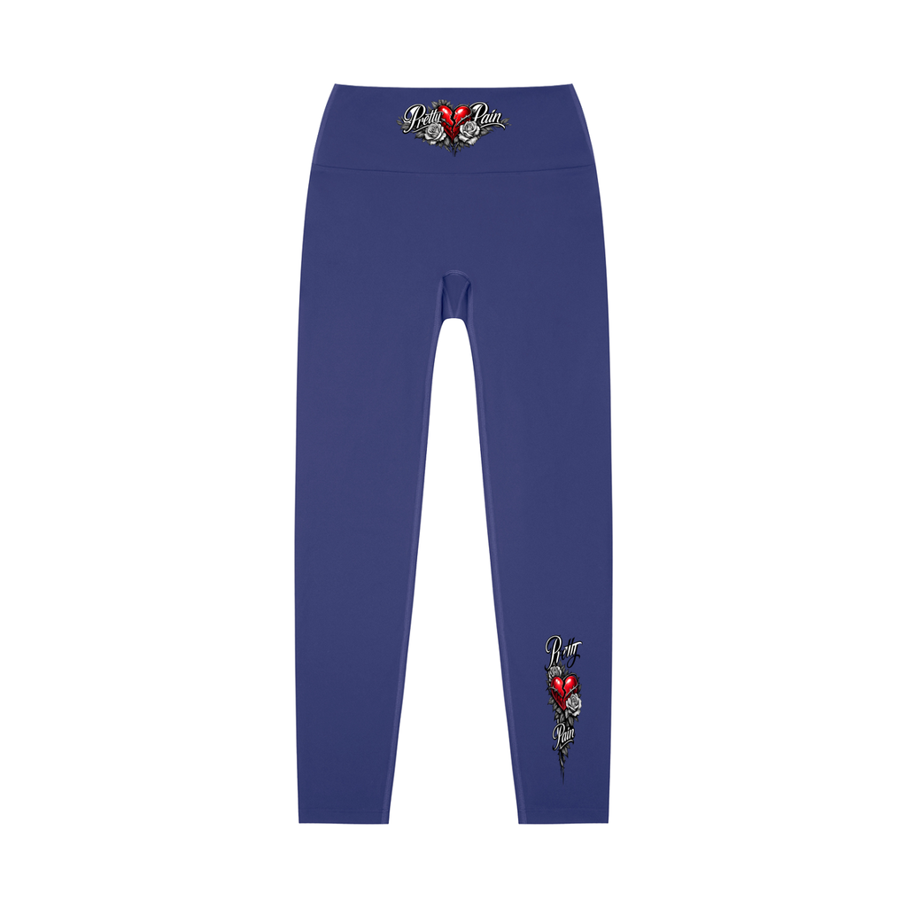 PRETTY PAIN High-Waisted Yoga Leggings