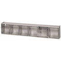 Quantum Storage Systems Tip Out Bin QTB306 – 6 Compartments White