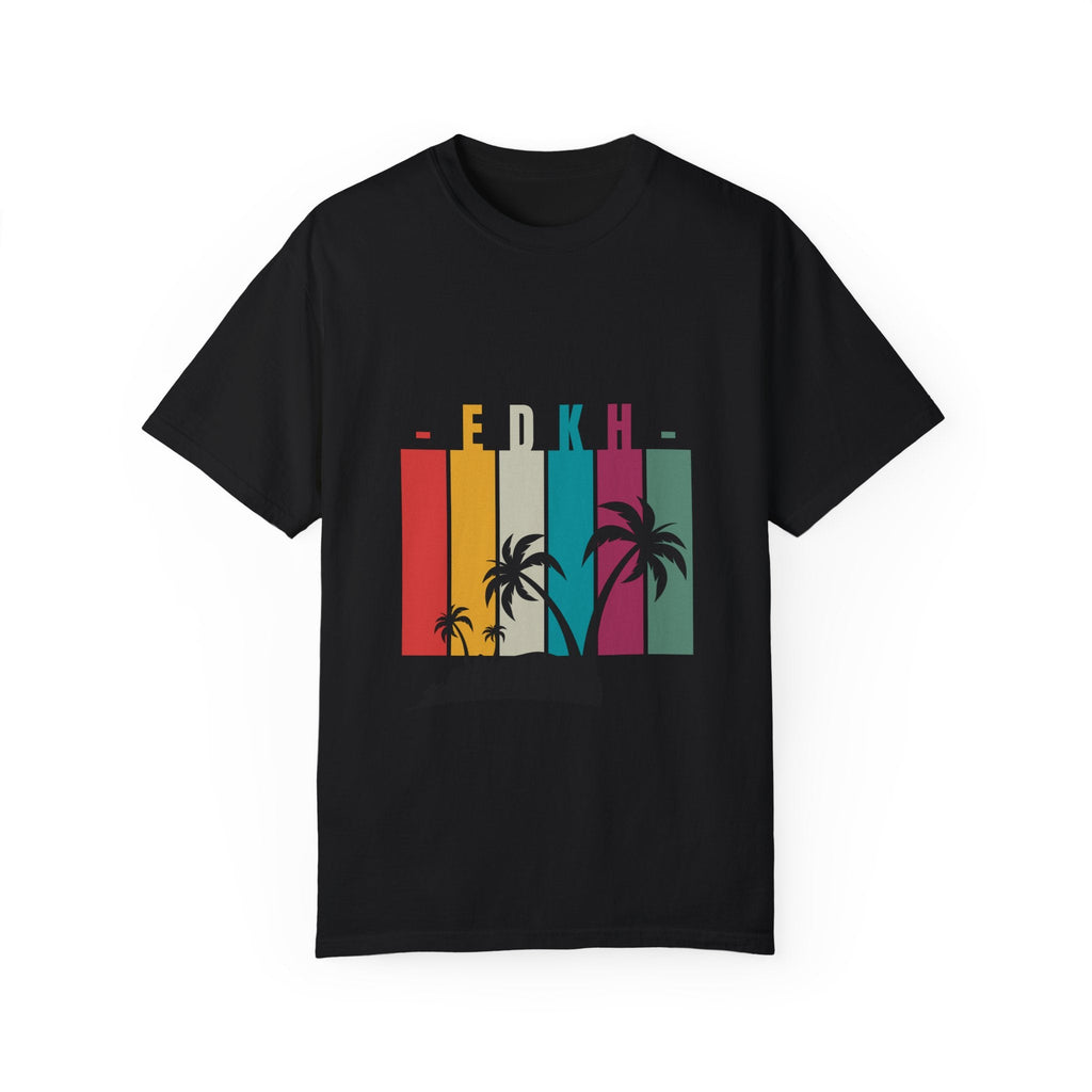 EDKH Unisex Garment-Dyed T-Shirt | Retro Summer Style