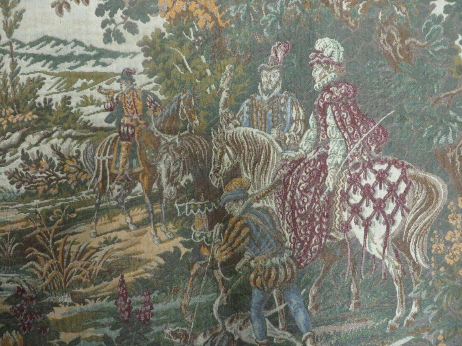 4' X 5' Vintage Tapestry Belgium Hand Loomed Victorian Nice 90f