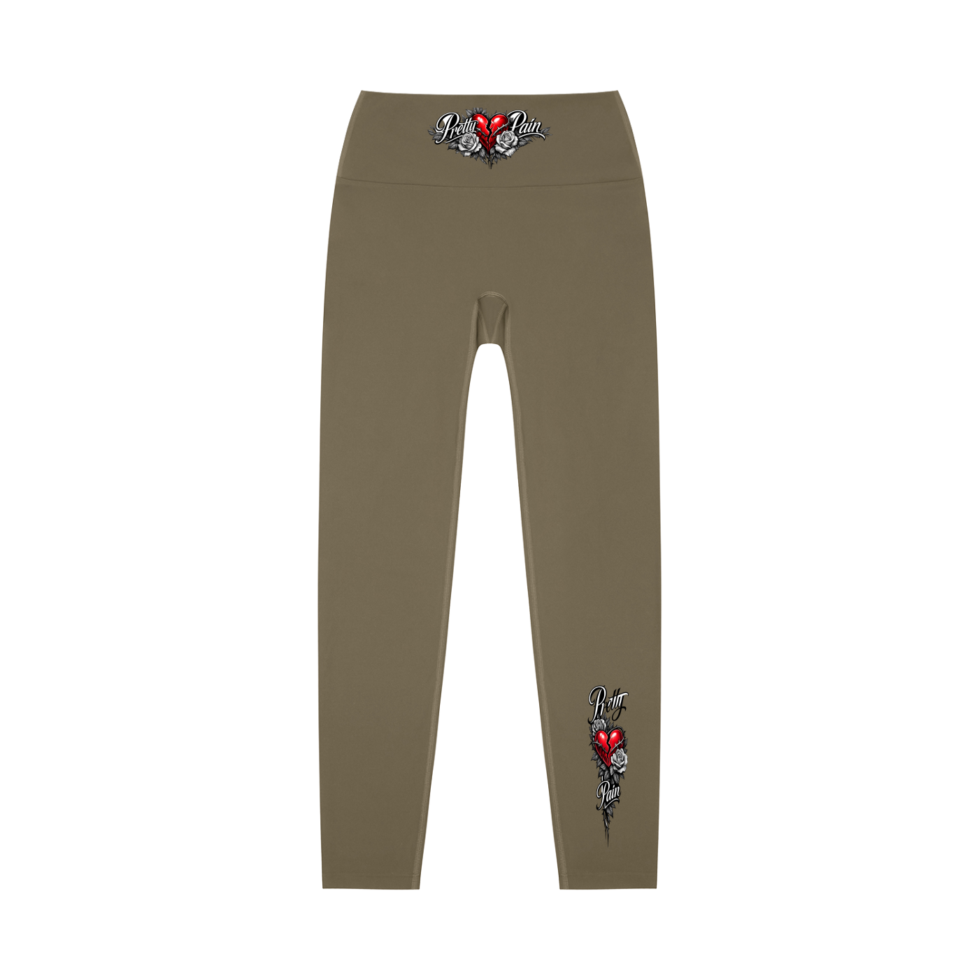 PRETTY PAIN High-Waisted Yoga Leggings