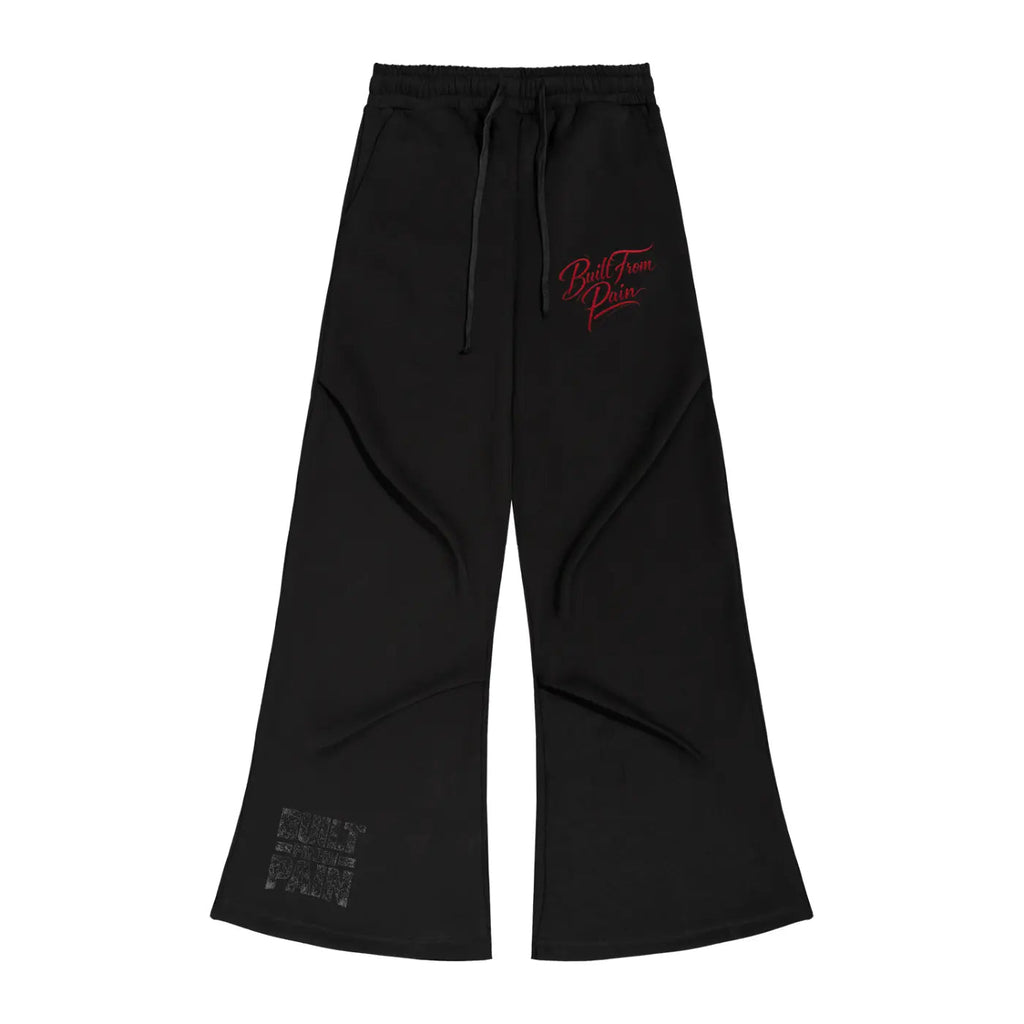 Unisex Wide Leg BUILT FROM PAIN Drawstring Sweatpants