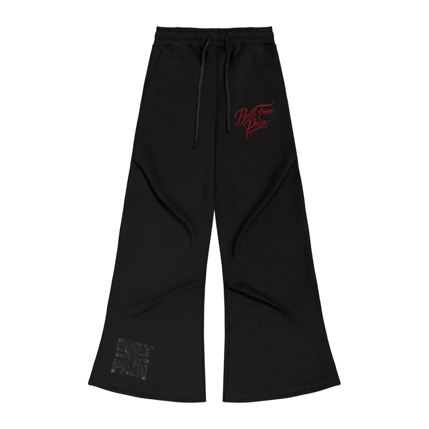 Unisex Wide Leg BUILT FROM PAIN Drawstring Sweatpants