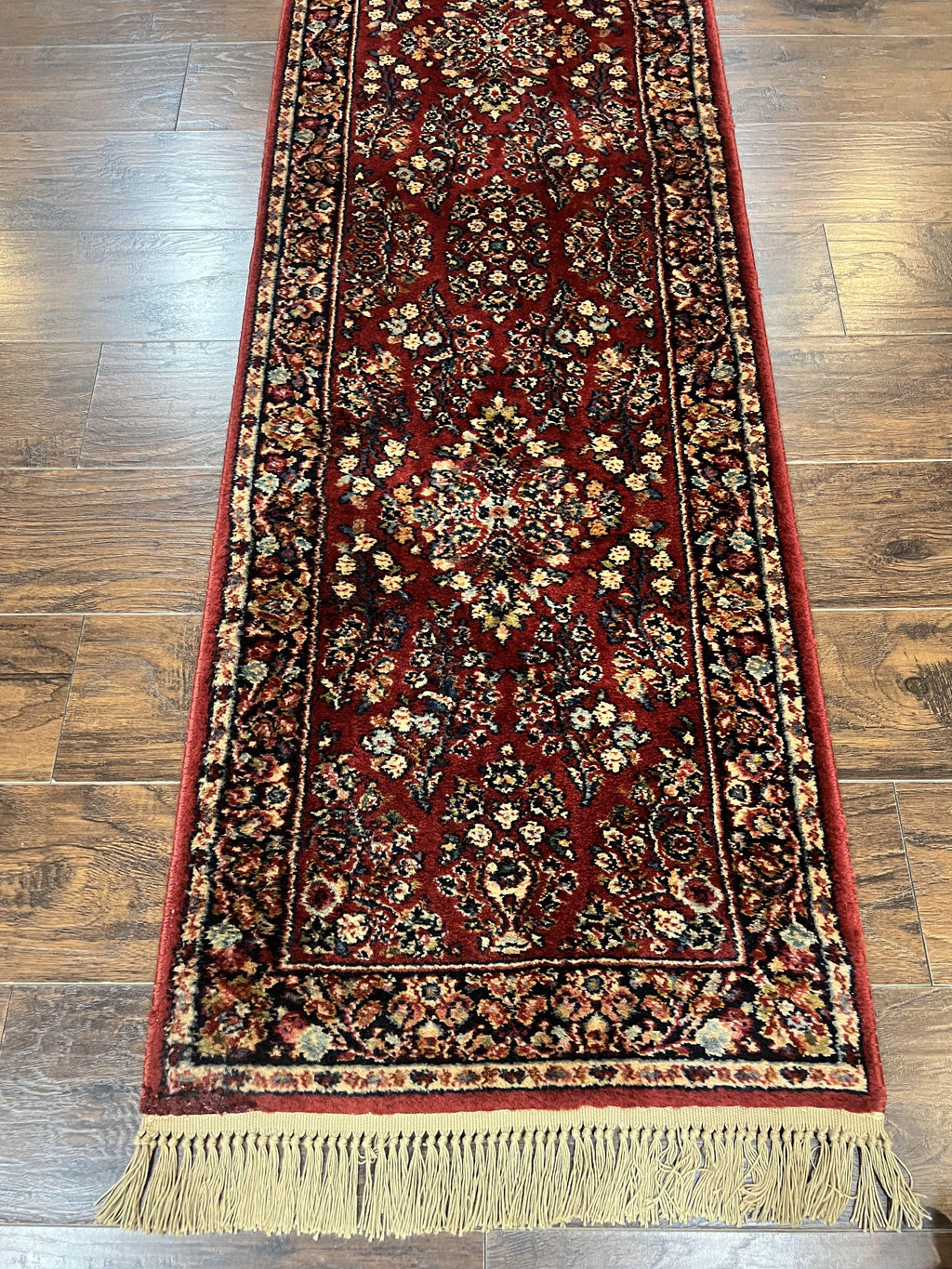 Antique Karastan Runner Rug 2x12, Karastan Sarouk #785, Original Collection, 700 Series, 2 x 12 Runner for Hallway, Wool Karastan Rug, Rare