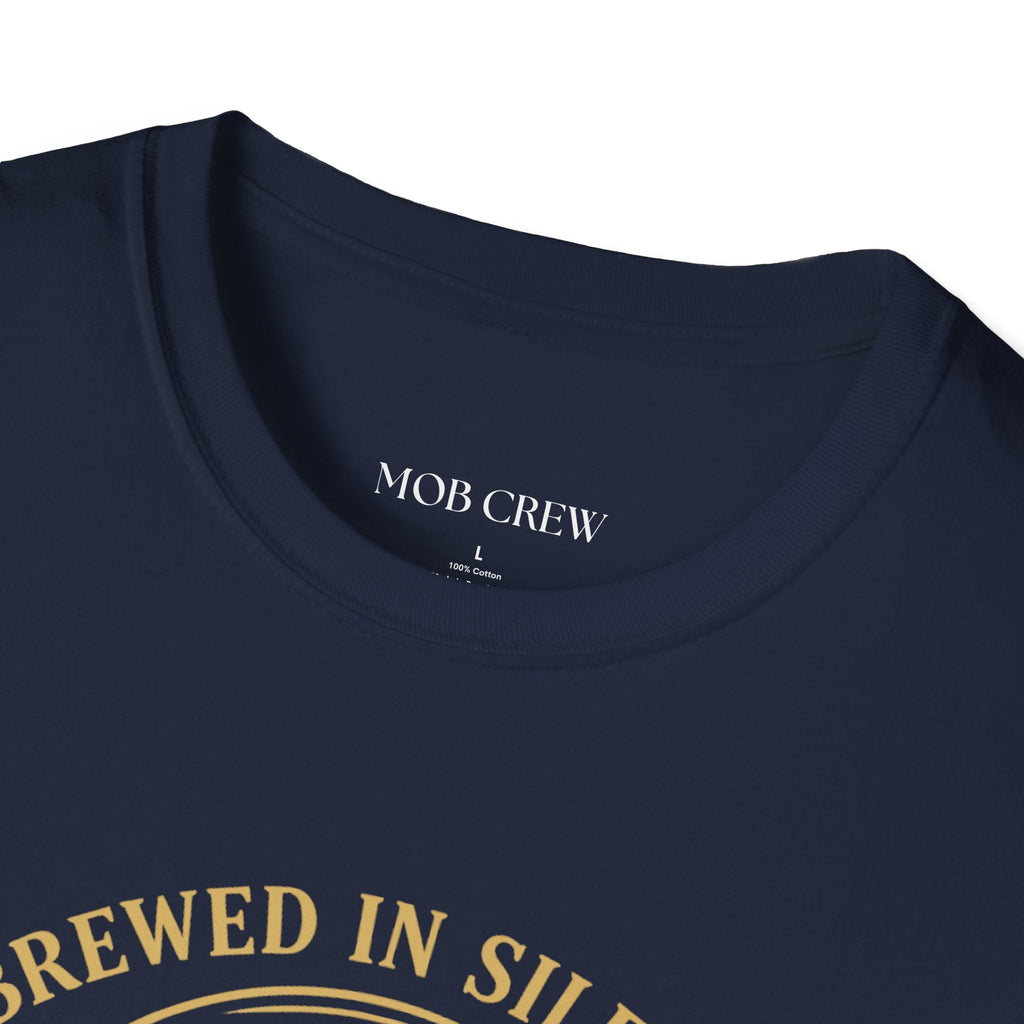 Mob Crew Brewed in Silence Served with Respect Vintage T-Shirt