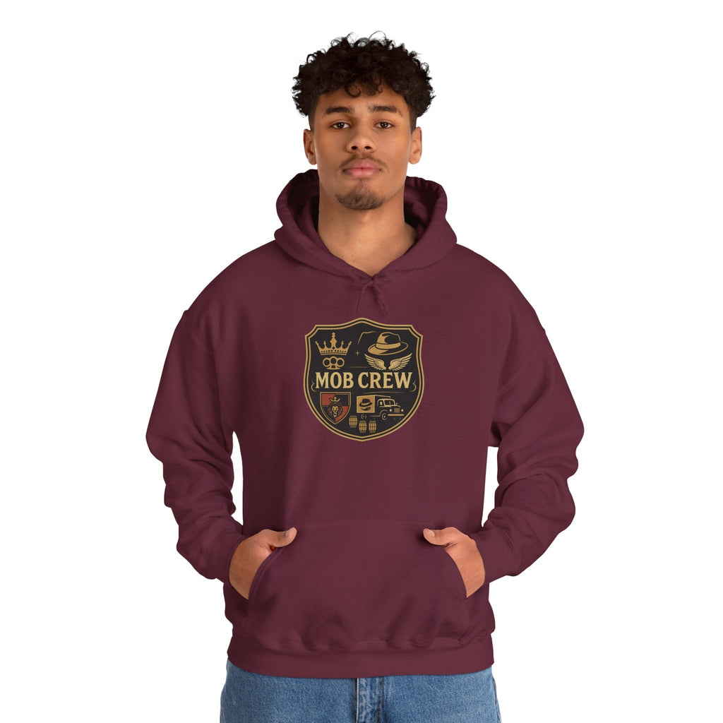 Mob Crew Hoodie – Vintage Pullover for Family Comfort