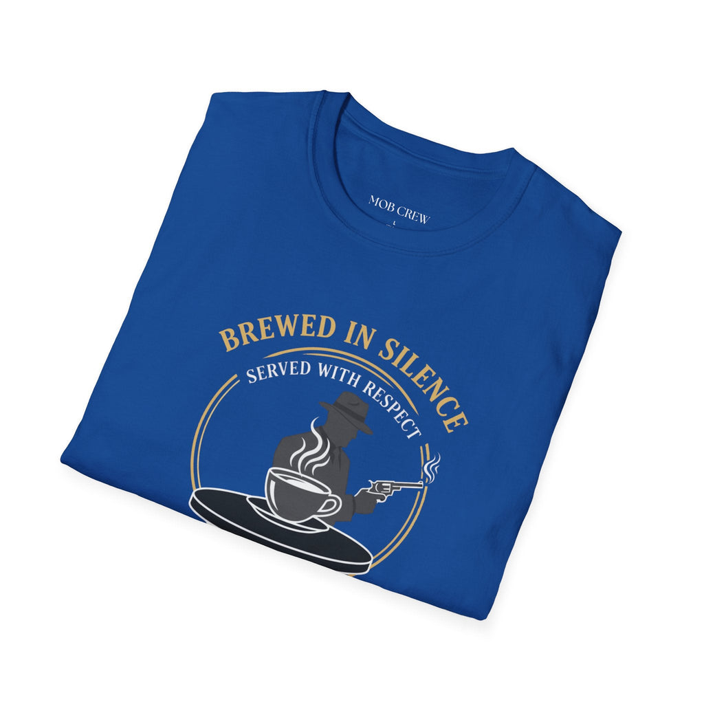 Mob Crew Brewed in Silence Served with Respect Vintage T-Shirt