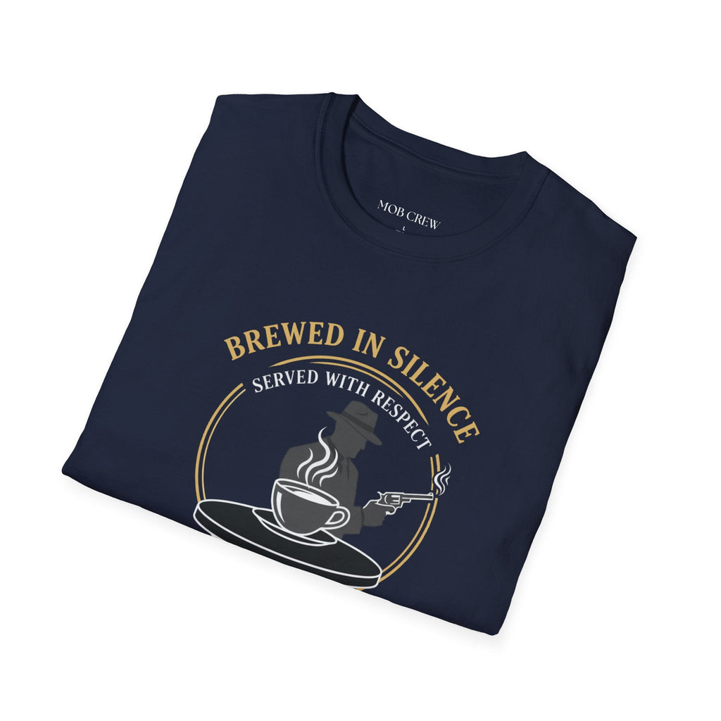Mob Crew Brewed in Silence Served with Respect Vintage T-Shirt