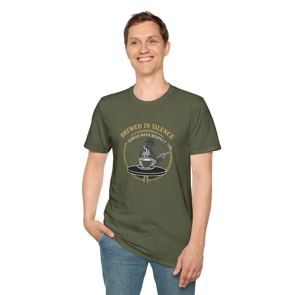 Mob Crew Brewed in Silence Served with Respect Vintage T-Shirt