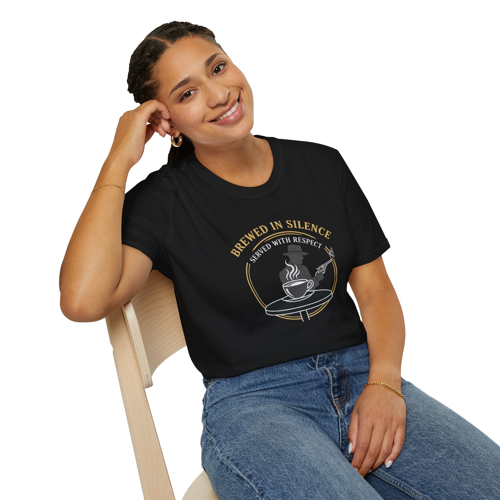 Mob Crew Brewed in Silence Served with Respect Vintage T-Shirt