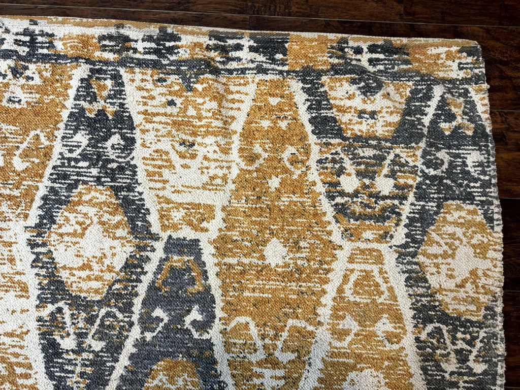 Handmade Contemporary Modern Indian Rug 8x10, Colorful