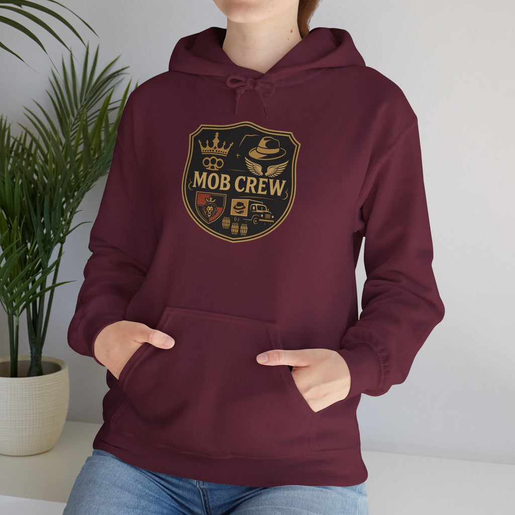 Mob Crew Hoodie – Vintage Pullover for Family Comfort