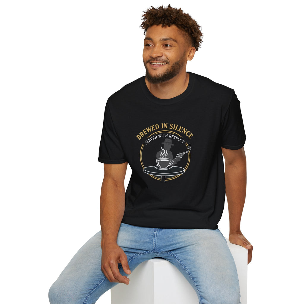 Mob Crew Brewed in Silence Served with Respect Vintage T-Shirt