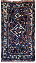 1920’s Antique Kurdish Rug 3’6” X 6’3”