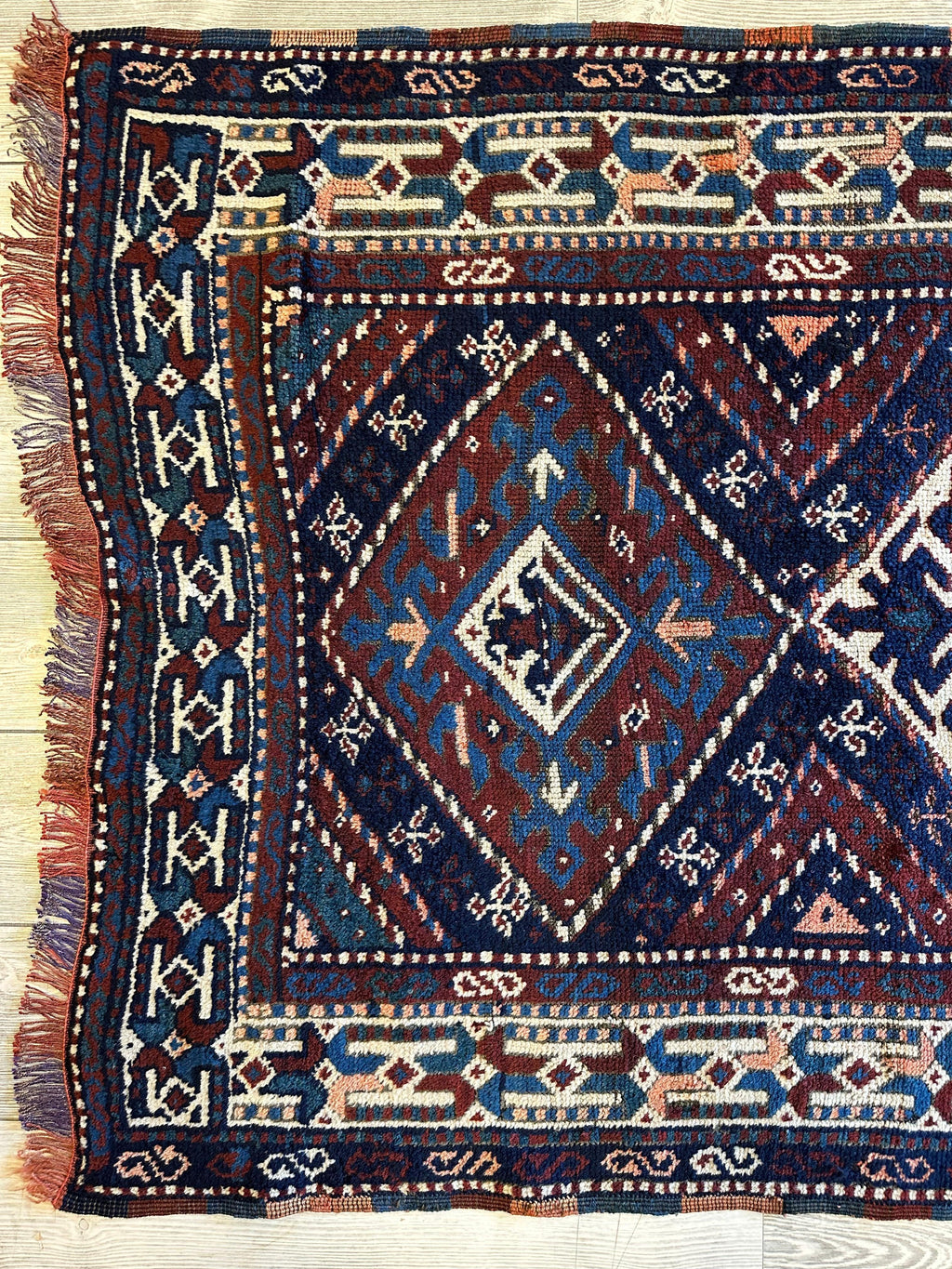 1920’s Antique Kurdish Rug 3’6” X 6’3”