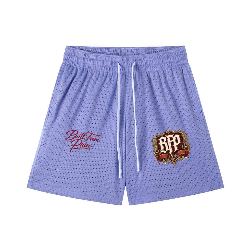 Mesh Drawstring Shorts