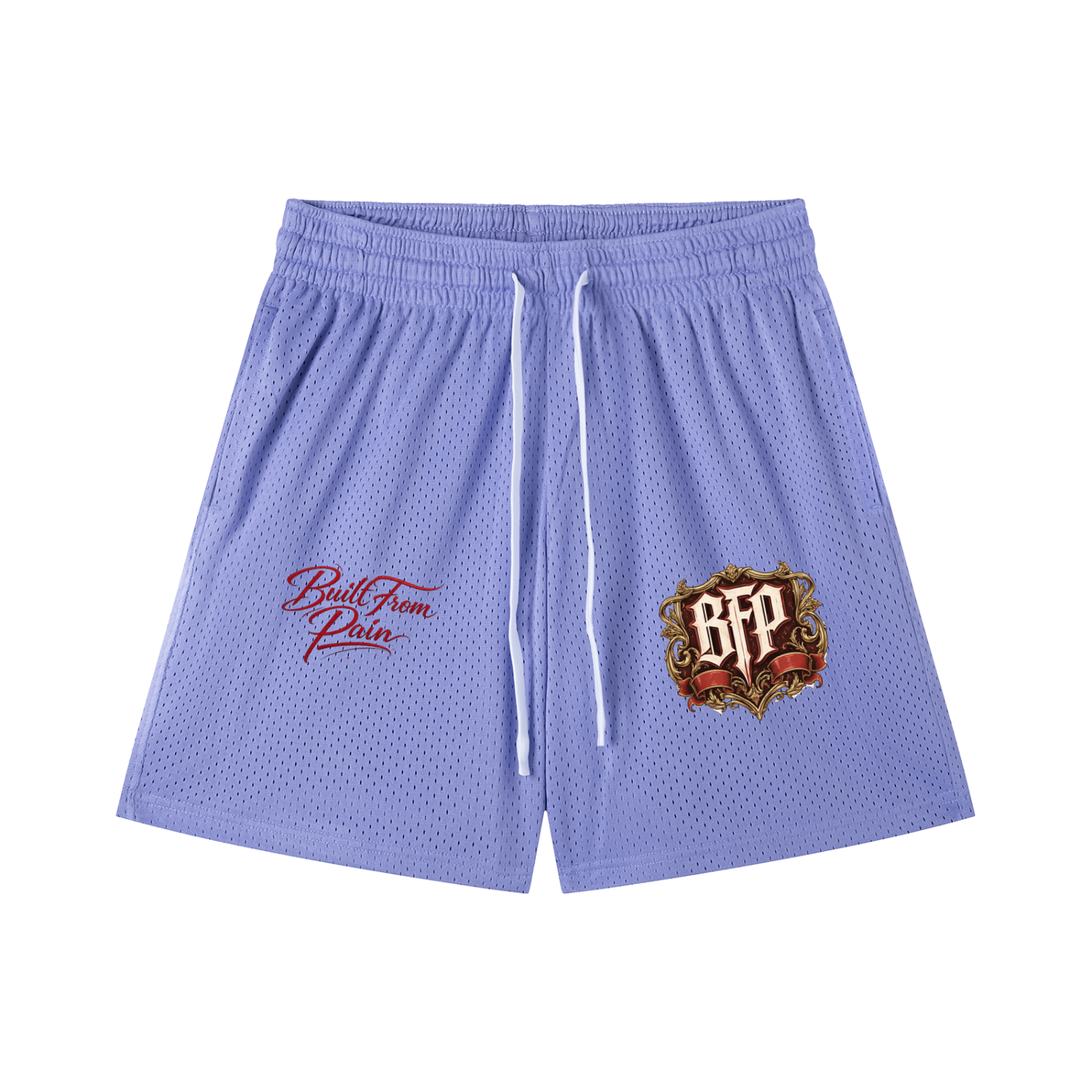 Mesh Drawstring Shorts