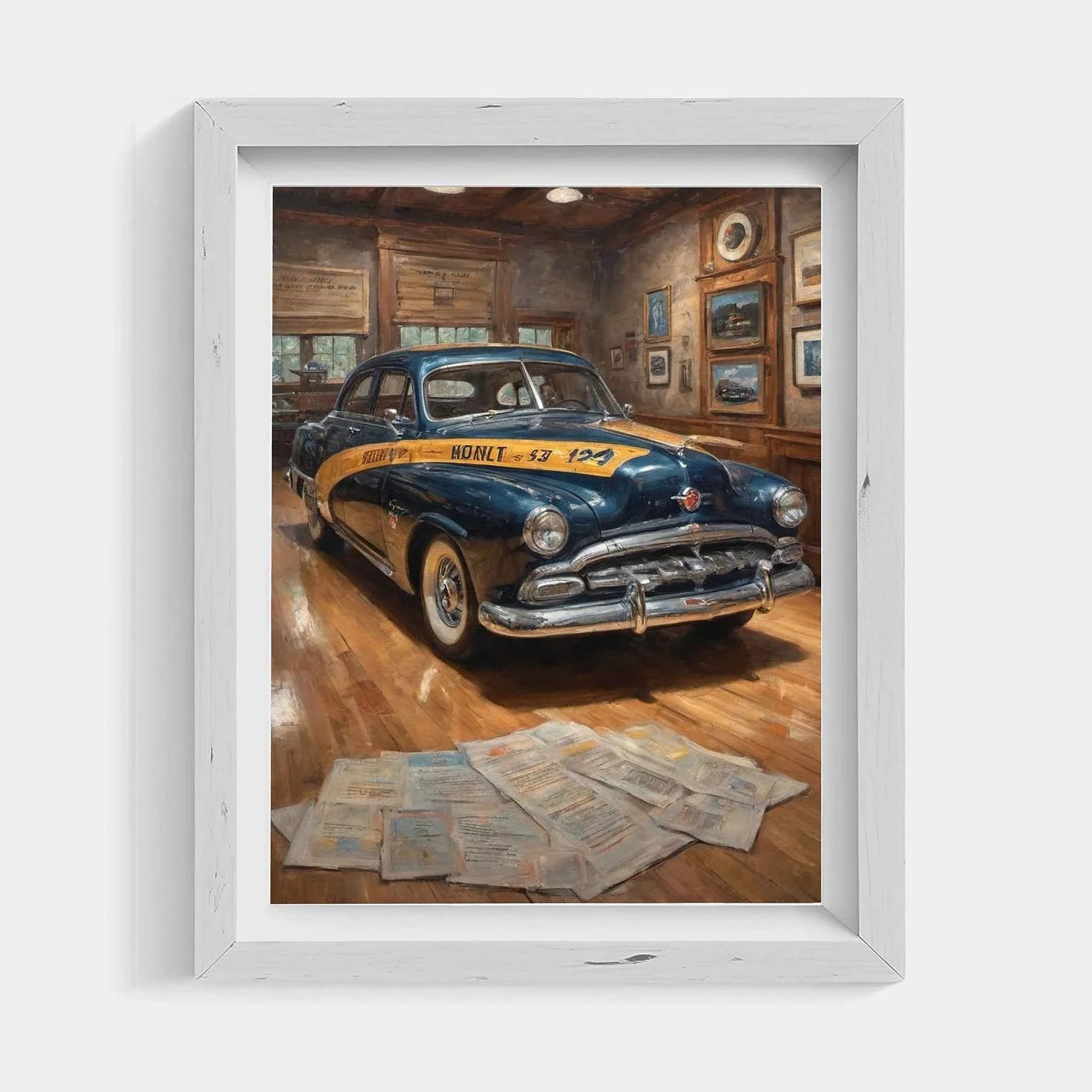 1953 Step-Down "Championship Heritage" Art Print | Classic Racing Gallery