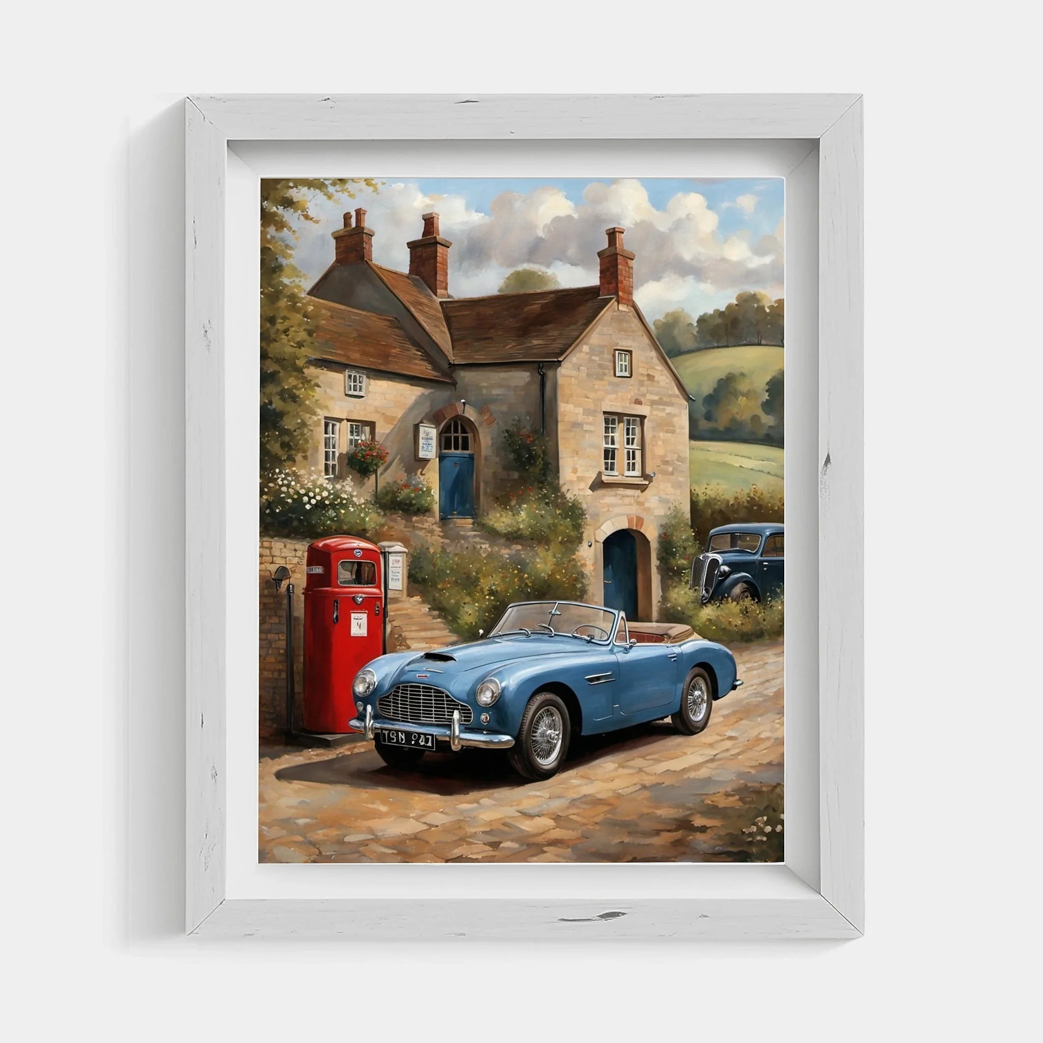 1954 Drophead "Classic Stopover" Print | Vintage Village Wall Art