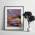 1955 Cameo Carrier Vintage Fairground Wall Art | Retro Americana Truck Print