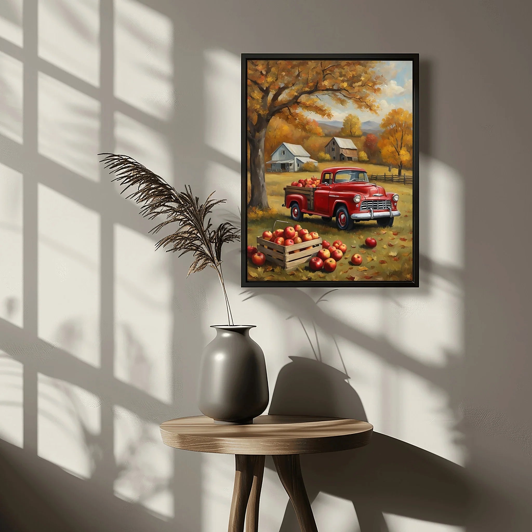 1955 Cameo Carrier Luxury Garden Estate Wall Art | Mid-Century Manor Decor