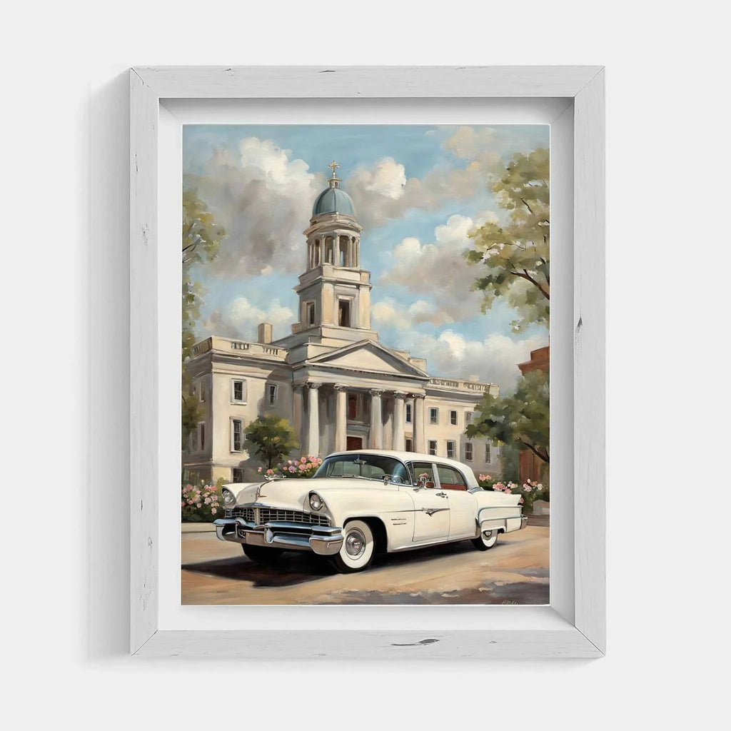 1956 American Formal Luxury Sedan - Town Edition | Poster Canvas