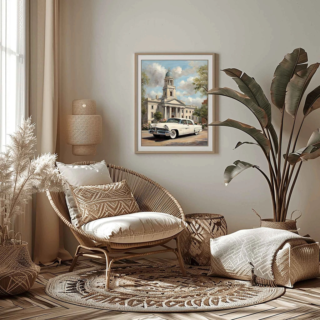 1956 American Formal Luxury Sedan - Town Edition | Poster Canvas