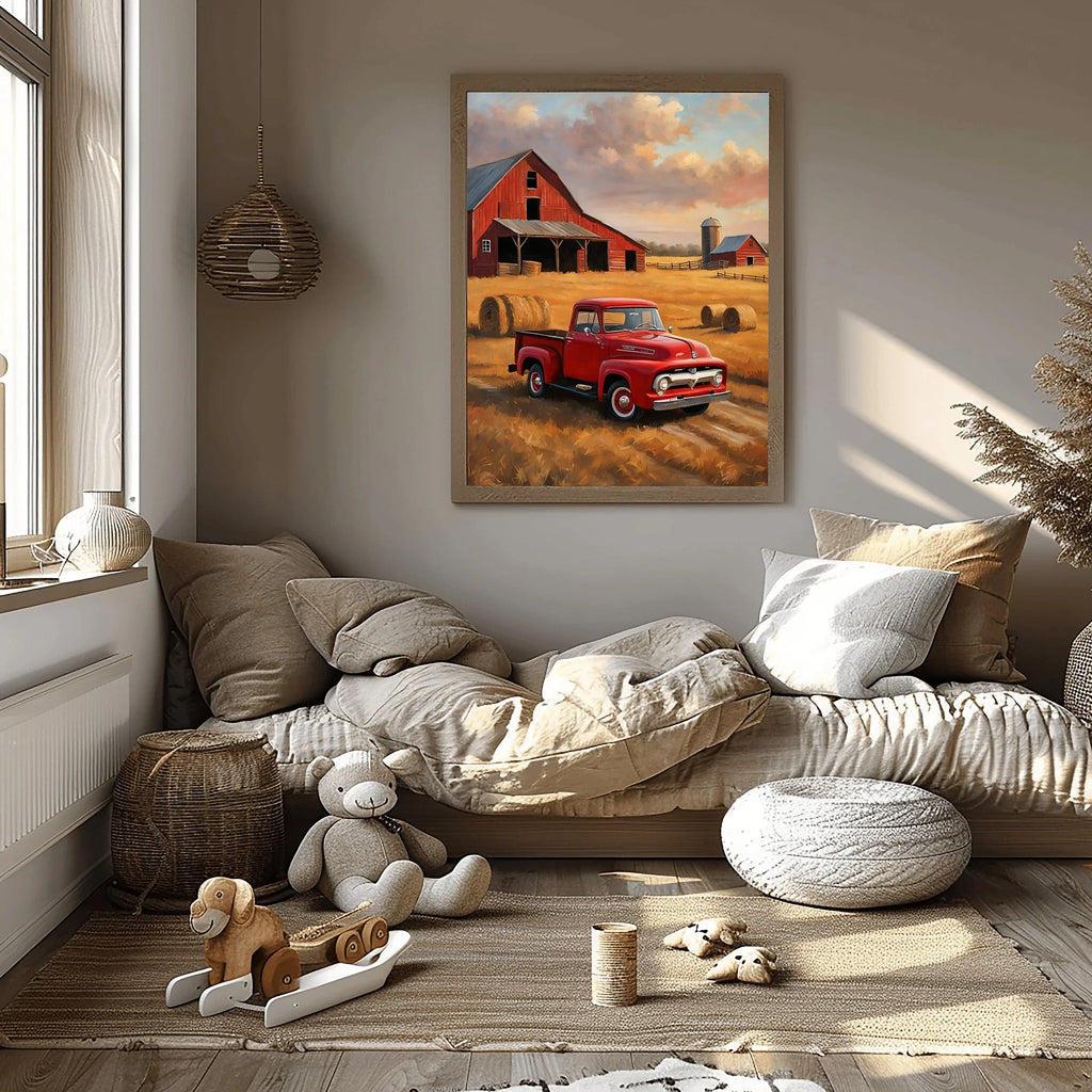 1956 Effie Classic Pickup - Farmhouse Edition | Poster Canvas