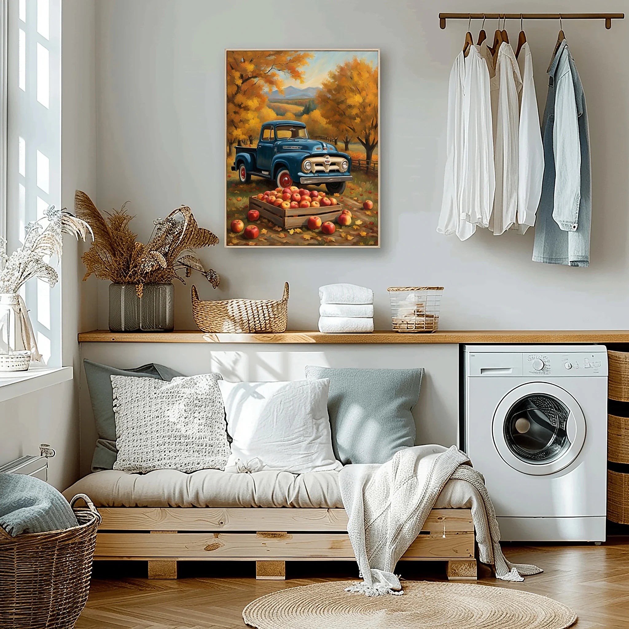 1956 Effie Classic Pickup - Harvest Edition | Poster Canvas