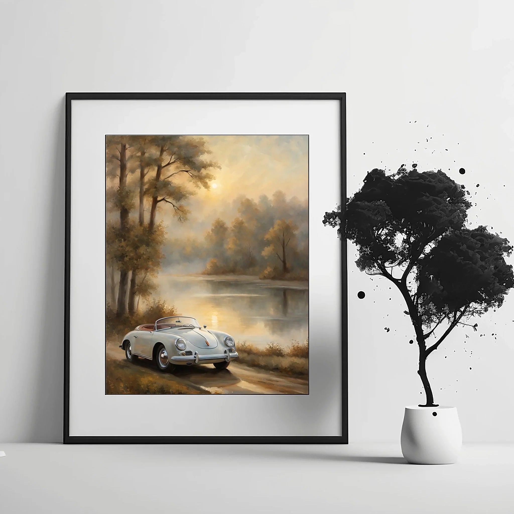 1956 German Speedster Icon - Lakeside Edition | Poster Canvas