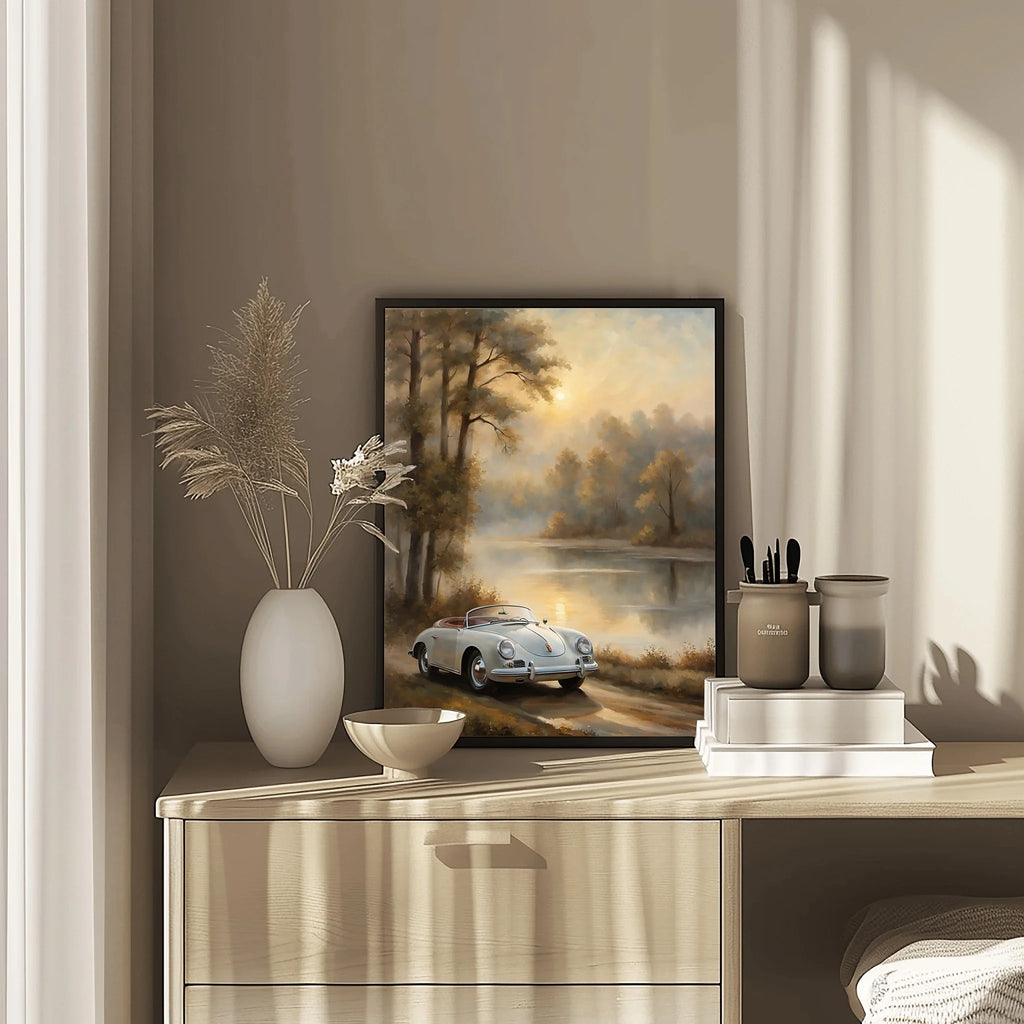 1956 German Speedster Icon - Lakeside Edition | Poster Canvas