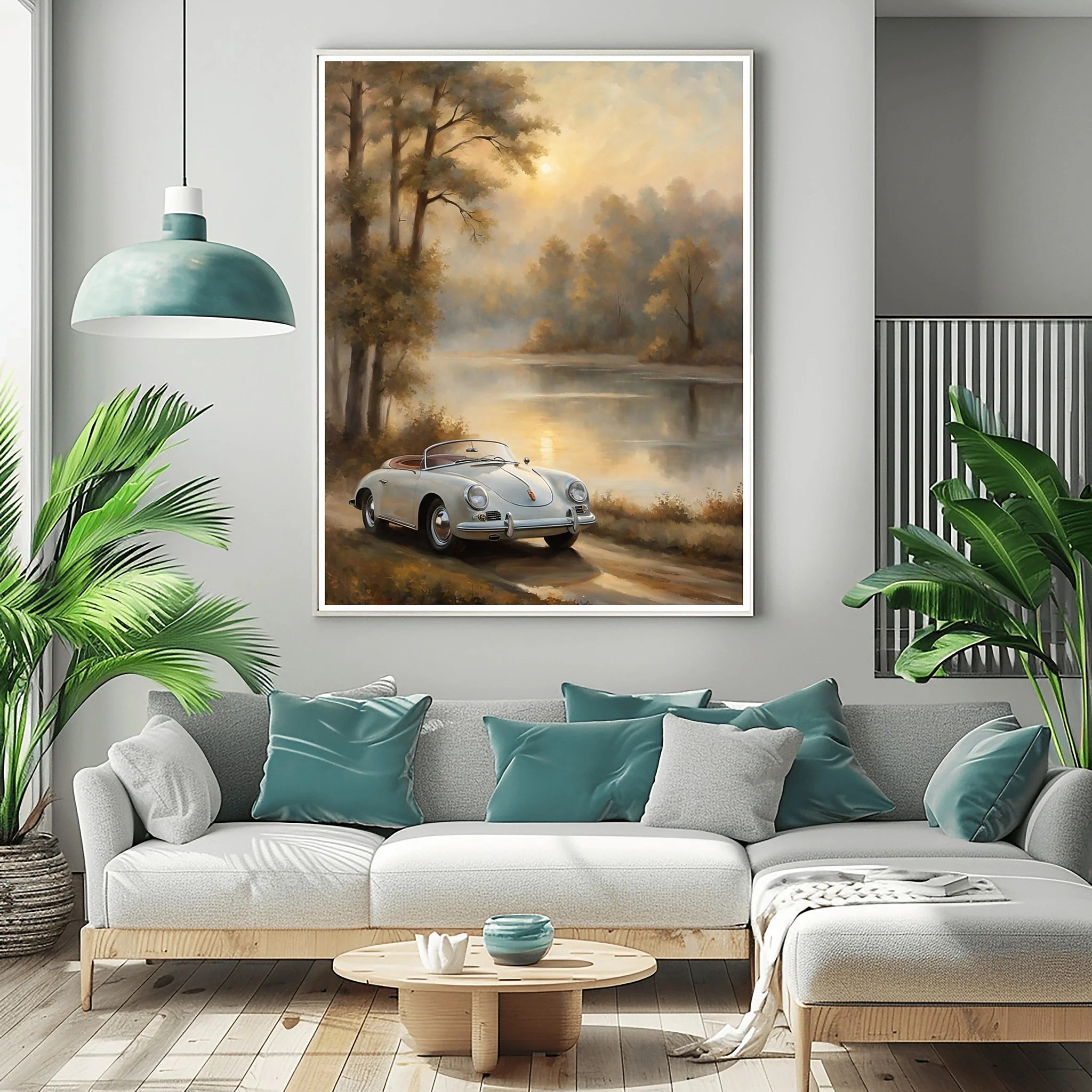1956 German Speedster Icon - Lakeside Edition | Poster Canvas