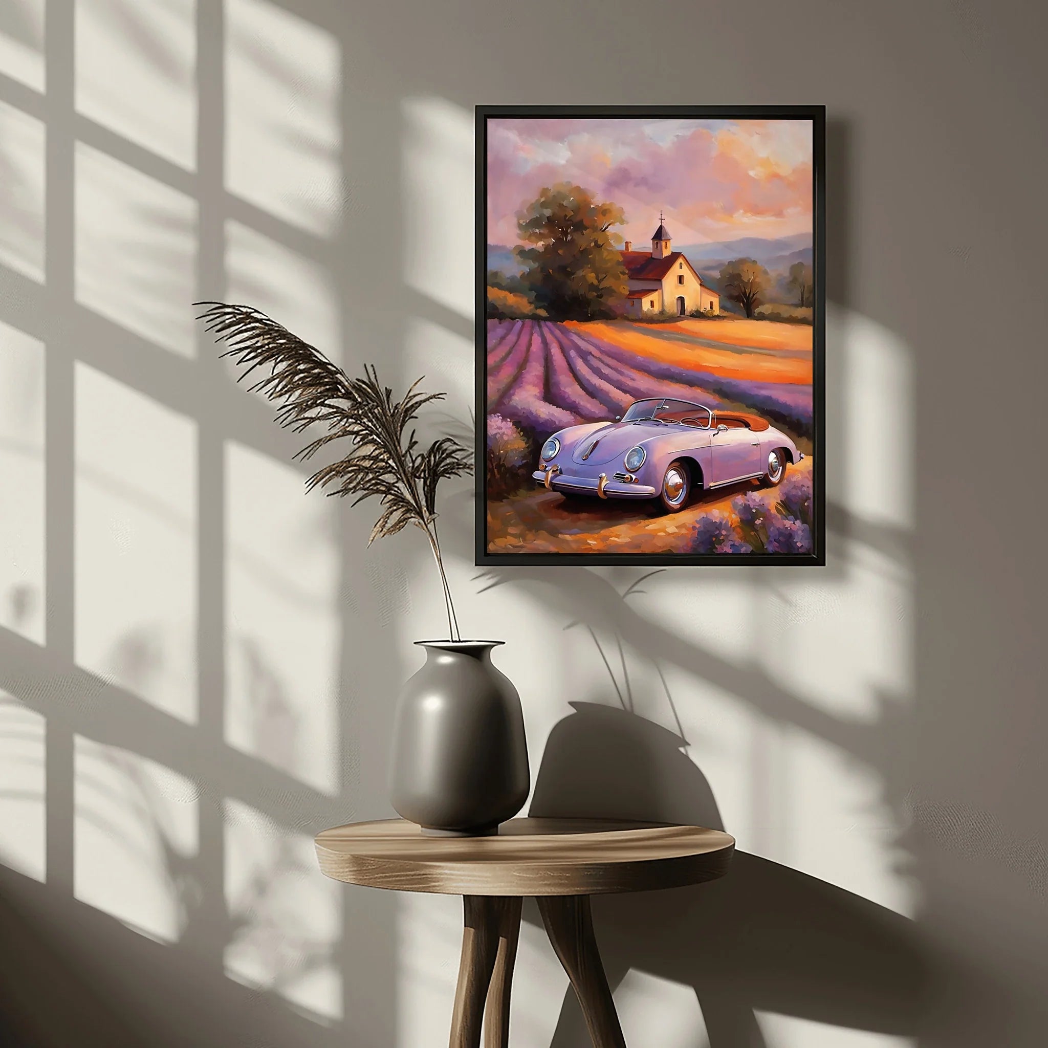 1956 German Speedster Icon - Lavender Edition | Poster Canvas