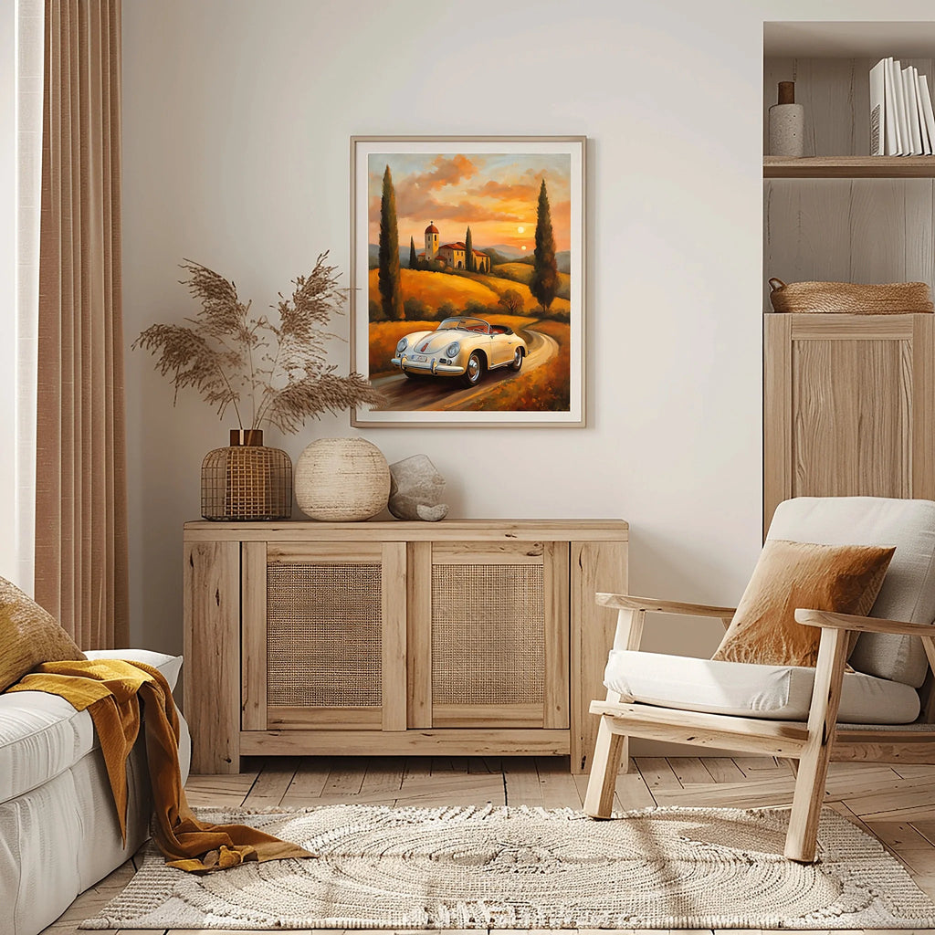 1956 German Speedster Icon - Tuscany Edition | Poster Canvas